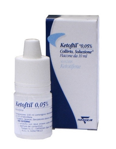 Ketoftil Collirio 10 Ml 0,5 Mg/ml