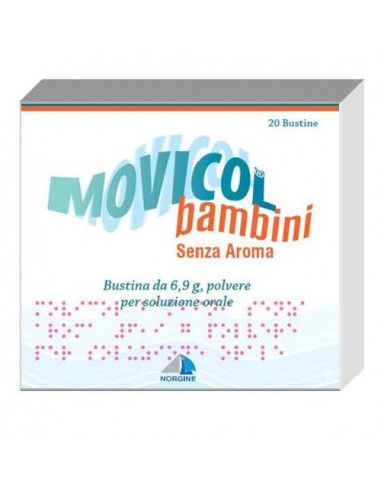 Movicol*bb 20 Bust Polv Orale 6,9 G Senza Aroma - Norgine Italia Srl