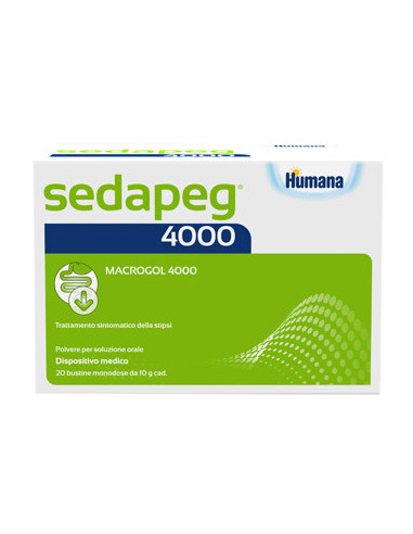 Sedapeg 4000 20 Bustine Monodose X 10g Humana - Humana Italia Spa