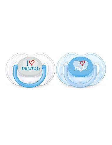 Succhietto Love 0-6 Mesi Maschio 2 Pezzi
