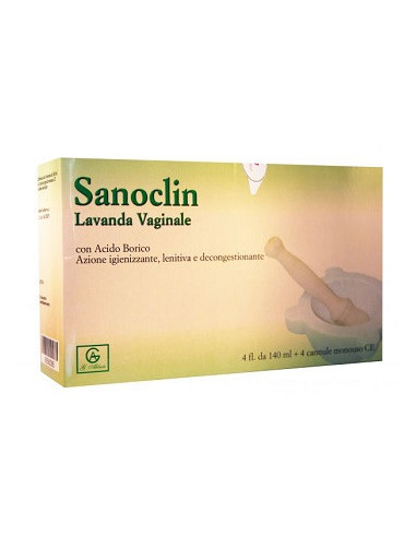 Sanoclin Lavanda Vaginale 4 Flaconi 140 Ml - Abbate Gualtiero Srl
