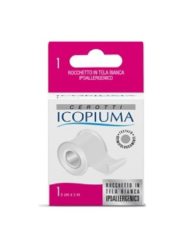 Cerotto In Rocchetto Icopiuma Bianco Cm 5 X 500 Cm - Desa Pharma Srl