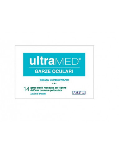 GARZA OCULARE ULTRAMED 14 PEZZI