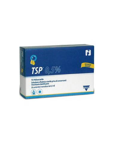 Tsp 0,5% Soluzione Oftalmica Umettante Lubrificante 30 Flaconcini Monodose 0,5 Ml - Anseris Farma Srl