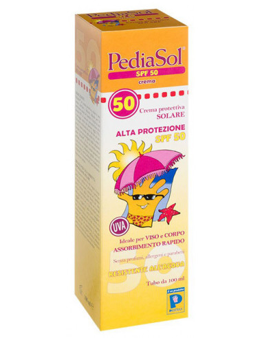 Pediasol Spf 50 Crema Solare 100 Ml - Pediatrica Srl