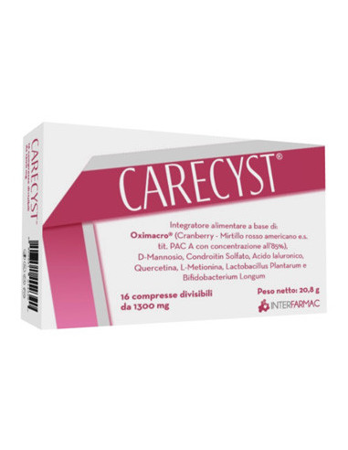 Carecyst 16 Compresse Divisibili Da 1300 Mg - Interfarmac Srl
