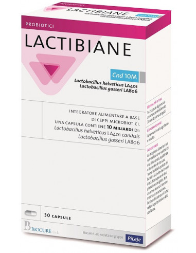 Lactibiane Cnd 10m 30 Capsule - Biocure Srl