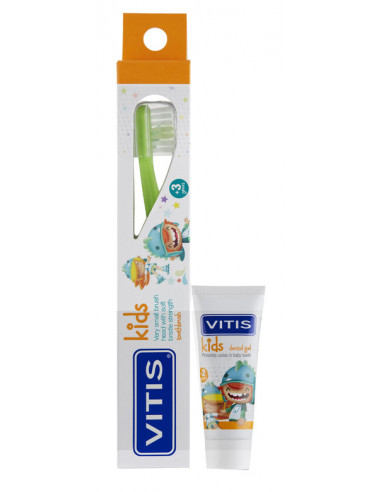 Vitis Kids Spazzolino + Gel 8 Ml