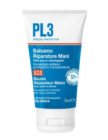 Pl3 Balsamo Riparatore Mani Sos 50 Ml - Kelemata Srl