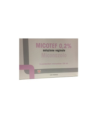 Micotef Soluz Vag 5 Flaconi 150 Ml 0,2%