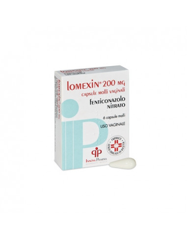 Lomexin 6 Cps Vag Molli 200 Mg