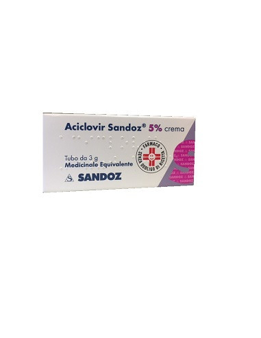 Aciclovir (sandoz) Crema Derm 3 G 5%