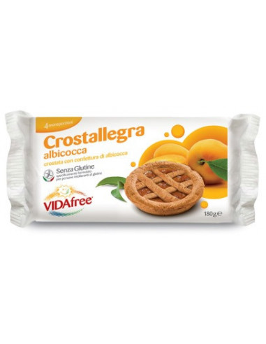 Vidafree Crostallegra Albicocche 180 G - Unifarmed Srl