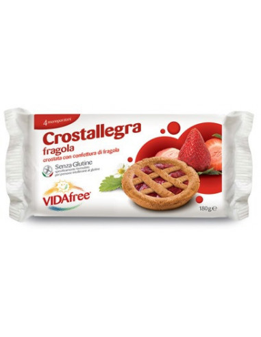 Vidafree Crostallegra Fragola 180 G