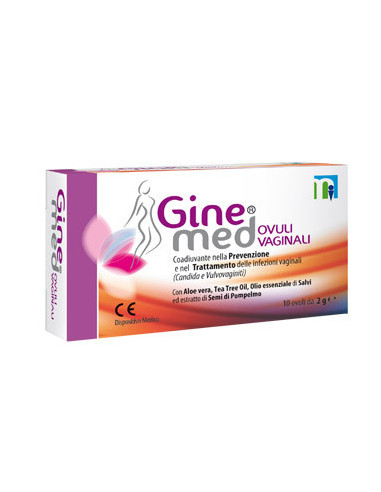 Ginemed Ovuli Vaginali 10 Ovuli Da 2 G