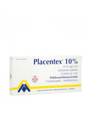 Placentex Soluz Cutanea 10 Fiale 0,75...