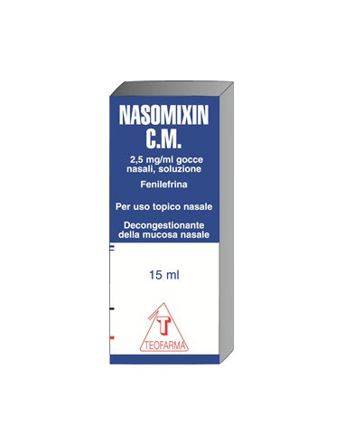 Nasomixin Cm*gtt Nasali 15 Ml 2,5 Mg/ml - Teofarma Srl