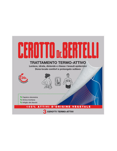 Dr Bertelli Cerotto Termo-attivo 3 Pezzi - Kelemata Srl