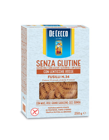 De Cecco Fusilli N34 Lenticchie Rosse...
