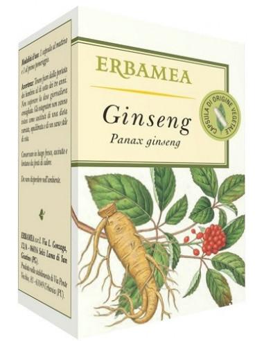 Ginseng 50 Capsule Vegetali - Erbamea Srl
