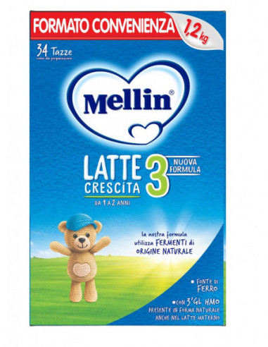 Mellin Latte Crescita 3 1,2 Kg
