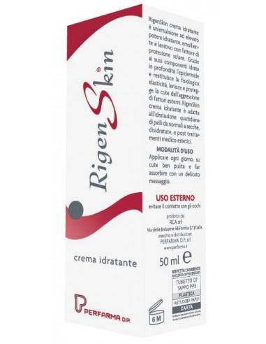 Rigenskin Crema Idratante 50 Ml - Perfarma D.p. Srl