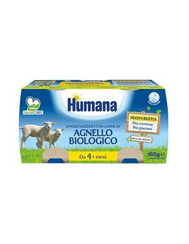 Humana Omogeneizzato Agnello Bio 2 X...