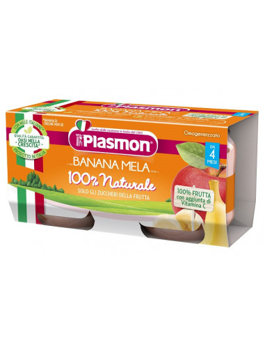 Plasmon Omogeneizzato Banana Mela 2 X...
