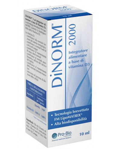 Dinorm 2000 Gocce 10 Ml