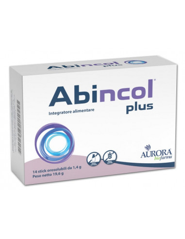 Abincol Plus 14 Stick Orosolubili - Aurora Biofarma Srl