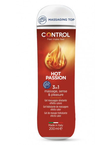 CONTROL HOT PASSION MASSAGE GEL 3 IN 1