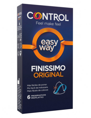 Profilattico Control Finissimo Original Easy Way 6 Pezzi - Artsana Spa