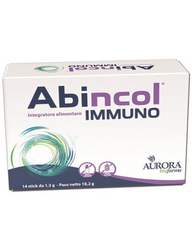 Abincol Immuno 14 Stick Orosolubili - Aurora Biofarma Srl