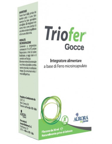 Triofer Gocce 30 Ml - Aurora Biofarma Srl