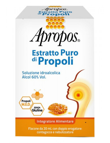 Apropos Estratto Puro Di Propoli Spray+contagocce 20 Ml - Desa Pharma Srl