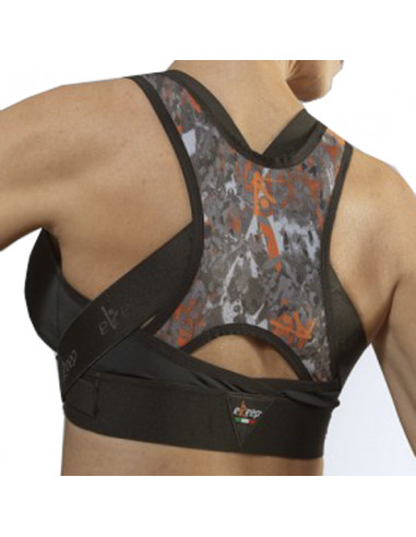 Ekeep B2 Active Bra Reggiseno Posturale Sportivo Nero/fun 2 - Dual Sanitaly Spa