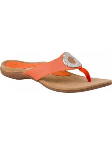 Selby Synthetic Printed Womens Orange 36