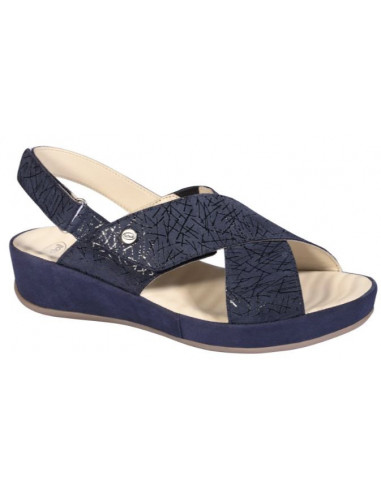 Fabia Prnsue-w Navy Blue Memory Cushion Comfort Plus Pelle Pelle Tpr G 38 Collezione Ss20
