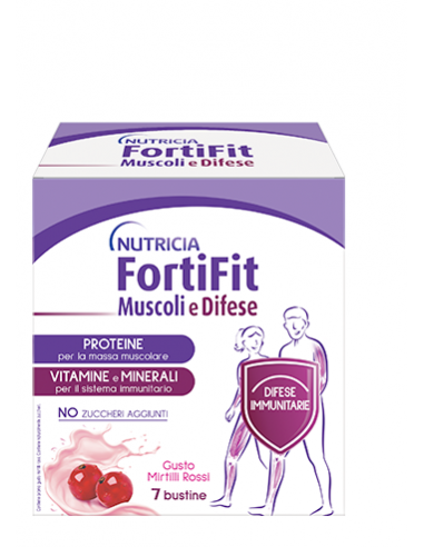 Fortifit Muscoli&difese Mirtillo Rosso 7 Bustine