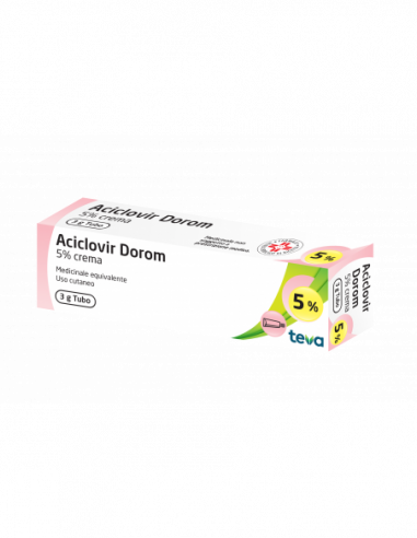 Aciclovir (dorom) Crema Derm 3 G 5%