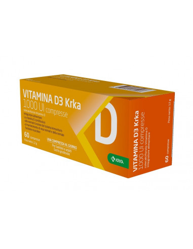 Vitamina D3 Krka 1000 Ui 60 Compresse