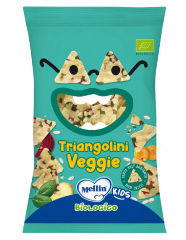 Mellin Snack Bio Triangolini Veggie 30 G