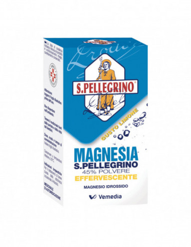 Magnesia San Pellegrino*orale Polv Eff Limone 100 G 45% - Vemedia Manufacturing B.v.