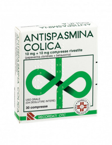 Antispasmina Colica*30 Cpr Riv 10 Mg + 10 Mg - Recordati Spa