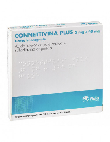 Connettivina Plus 10 Garze 2 Mg + 40...