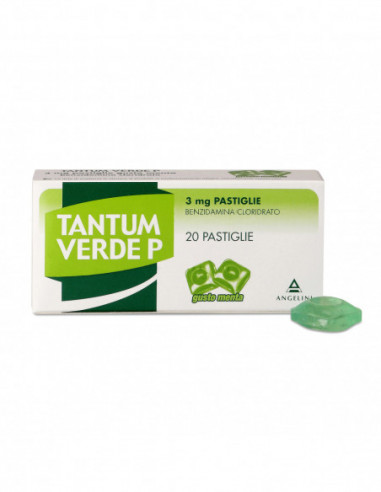 Tantum Verde P 20 Pastiglie 3 Mg Menta