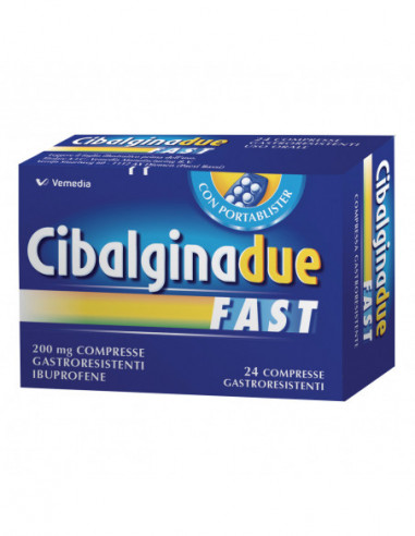 Cibalgina Due Fast*24 Cpr Gastrores 200 Mg - Vemedia Manufacturing B.v.