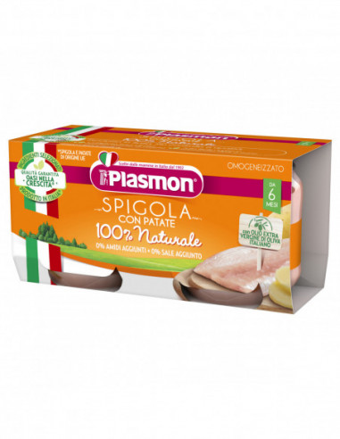 Plasmon Omogeneizzato Spigola Branzino 80 G X 2 Pezzi - Plasmon (heinz Italia Spa)