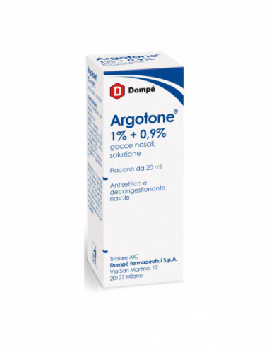 Argotone*gtt Rinol 20 Ml 1% + 0,9% - Dompe Farmaceutici Spa
