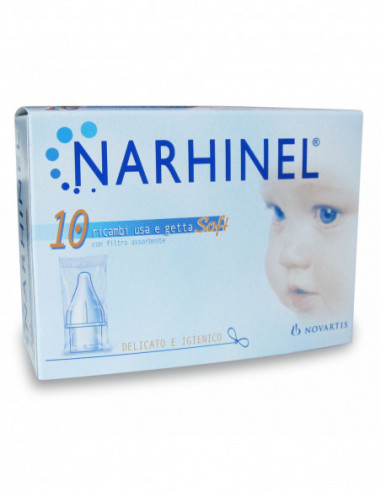 Ricarica Usa E Getta Per Aspiratore Nasale Narhinel 10 Pezzisoft Articolo 526405